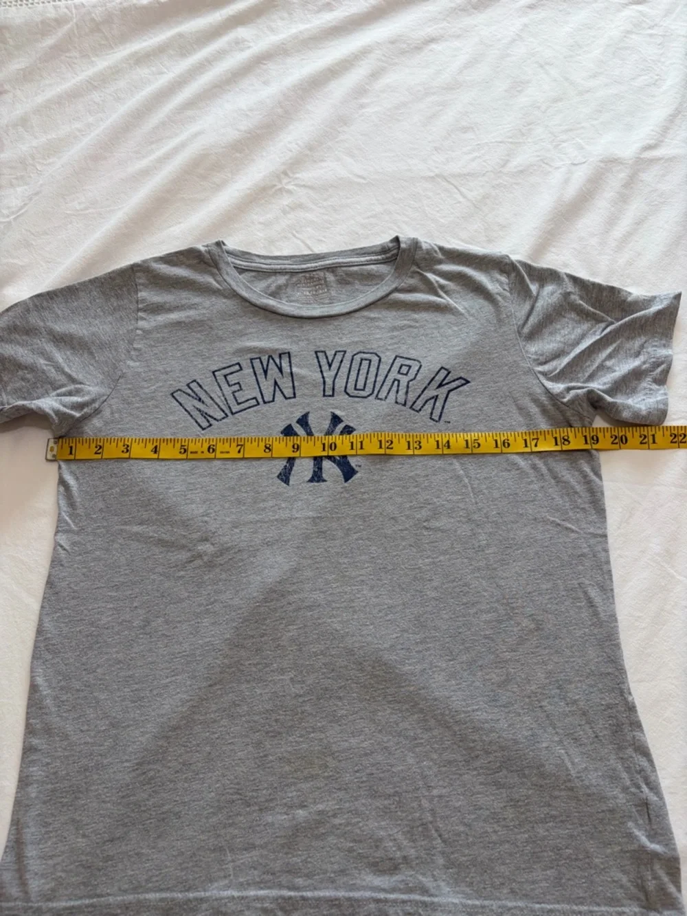 Genuine Merchandise Gray Crewneck Tee with White Print(31)